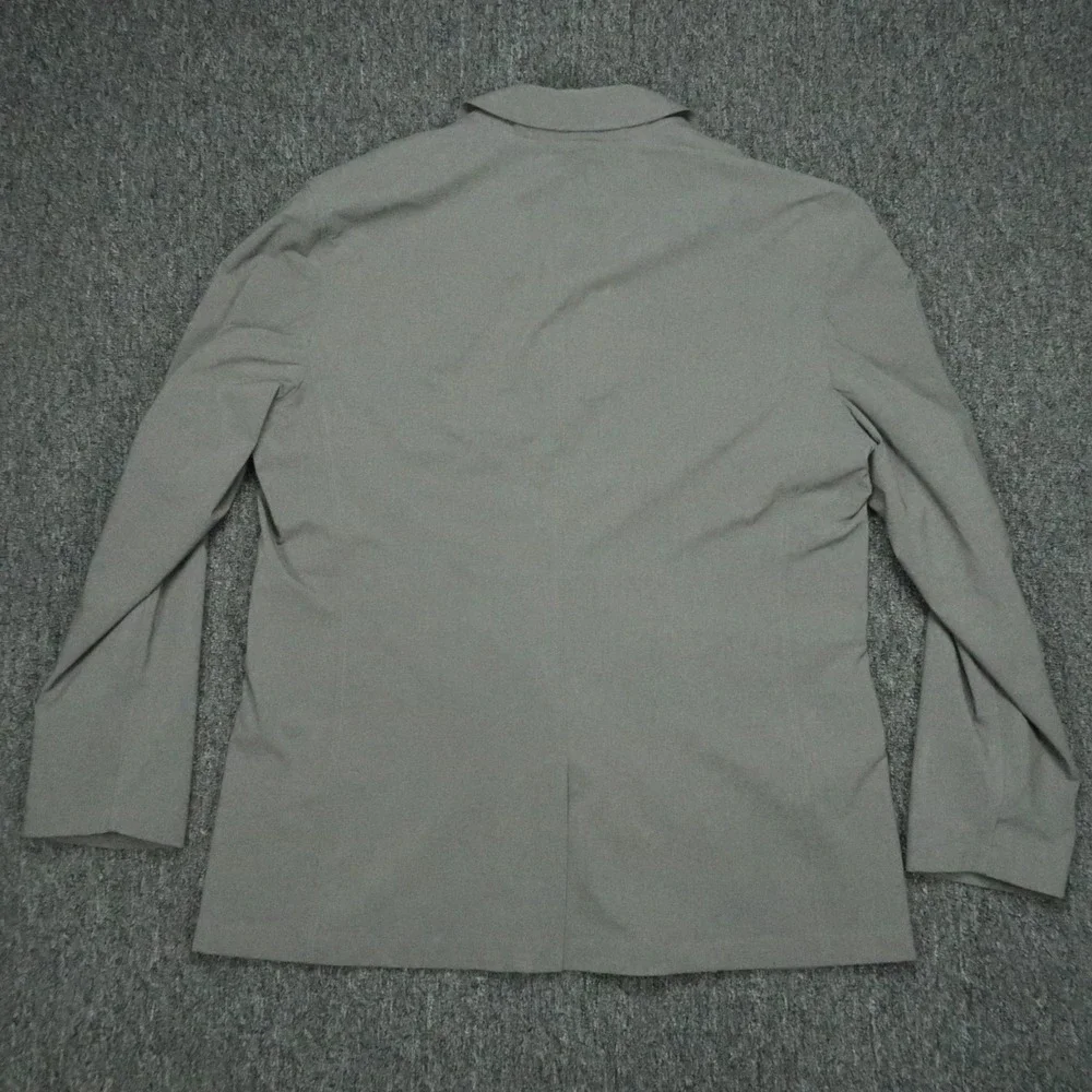 Eddie‎ Bauer Jacket Men 46 Gray Travex Voyager II Travel Blazer Vented NWT